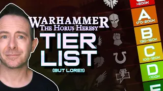 Horus Heresy TIER LIST (but LORE!) - Which Legion was the strongest at the end of the Great Crusade?