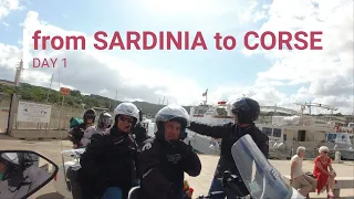 A rough ride on ferry boat from Santa Teresa di Gallura to Bonifacio - Corsica day 1 [S1-Ep.16]
