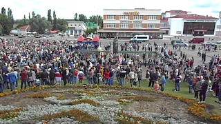 Митинг За Светлану Тихановскую В городе Мозырь 8