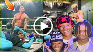 Ishowspeed at WWE Wrestlemania  Bro was not ready!!