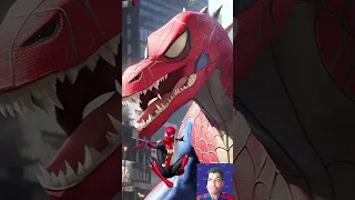 dino avengers and dc #viral #trending #avengers #marvel #dc #spiderman #shorts