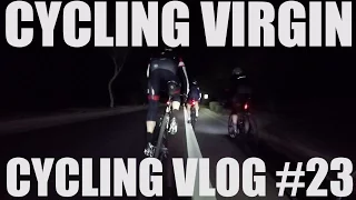 I forgot my light│Fast group Ride in the Dark│Cycling VLOG #23