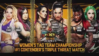 NXT Women's Tag Team Championship #1 Contender's Triple Threat Match (Full Match Part 1/2)