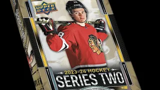 Bedard Hunting!! Opening 2023-24 Upper-Deck Series 2 hobby hockey card box