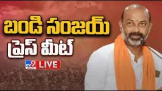 BJP Bandi Sanjay Press Meet LIVE - TV9