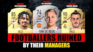 FOOTBALLERS RUINED By Their MANAGERS! ❌😵 ft. Van De Beek, Alli, Bale… etc