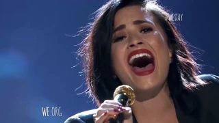 Demi Lovato-  Stone Cold  (Live We Day California 2016)