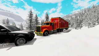 Trucks vs Cliff Roads – BeamNG.Drive