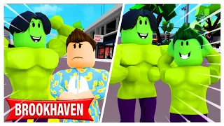 SOY ADOPTADO POR HULK en BROOKHAVEN - Roblox YoSoyLoki