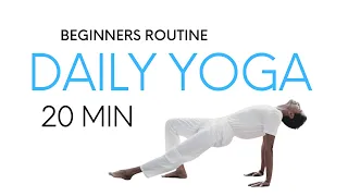 Daily Beginners Yoga Routine 20 min practice  | YOGA WITH AMIT