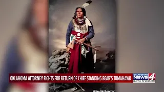 Tulsa attorney and descendant of tribal chief asking Harvard museum for return of family heirloom to