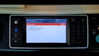 fuser failure xerox 5855/5875 printer failed to warm up error solution