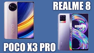 realme 8 vs Xiaomi POCO X3 Pro. Сравнение по всем параметрам!