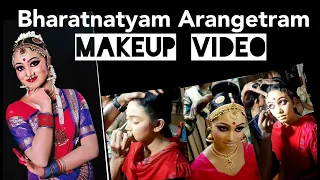 Pratiksha's Bharatnatyam Arangetram Makeup Video | How to get ready for Bharatnatyam