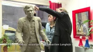 Extrait du film sur la création de la statue de Claude Nougaro