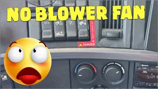 2021 Volvo VNL Semi No blower fan. What was wrong?