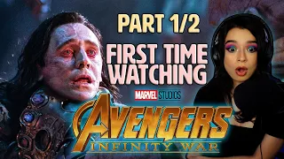 P1: Avengers Infinity War SHOCKED me within the first 10 mins! First time watching, reaction, review