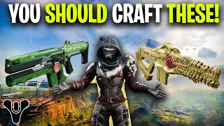 MUST HAVE CRAFTABLE Weapons From EACH CATEGORY In Season 22 | Destiny 2 Season of The Witch