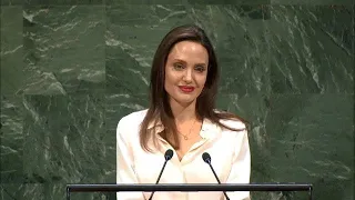 Angelina Jolie (UNHCR Special Envoy) at the UN Peacekeeping Ministerial 2019