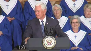 Vice President Pence visits First Baptist Church