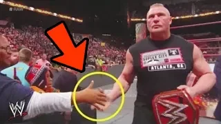 10 Times Brock Lesnar BROKE CHARACTER In WWE