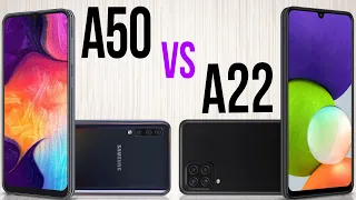 A50 vs A22 (Comparativo)