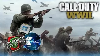 Call of Duty: WW2 BETA - GTX 1050 Ti - i5 2500k - 1080p - 60FPS - Optimal Settings