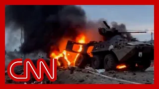 "Структурированная засада": на видео показан удар по российским танкам