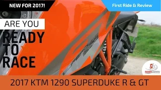 2017 KTM 1290 Superduke R & GT - First Ride