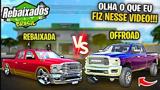 MONTEI DUAS INCRÍVEIS DODGE RAM para TESTAR QUAL VAI SER A MELHOR no REBAIXADOS ELITE BRASIL!!!😱