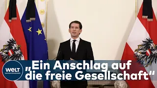 WELT DOKUMENT: Terror in Wien - Statement von Österreichs Kanzler Sebastian Kurz