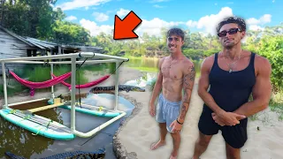 We Built a RAFT in Alligator INFESTED Waters (gone wrong)