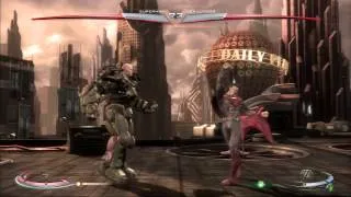 INJUSTICE: GODS AMONG US PS3 GAMEPLAY SUPERMAN VS LEX LUTHOR 1080p (HD)