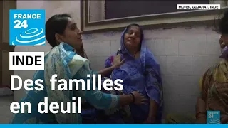 Inde : des familles en deuil après l'effondrement d'un pont suspendu • FRANCE 24