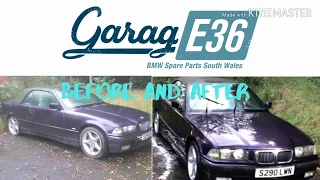 GaragE36 BMW e36 328 techno violet restoration Part 2