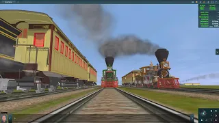 Trainz  A New Era W&ARR Railroad race