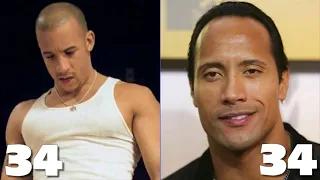 transformation vin diesel vs the rock