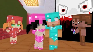 CUTE BABIES - (ESCAPE IN BABY SCP TEMPLE) MONSTER SCHOOL BECAME BABY PRO - MINECRAFT ANIMATION