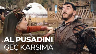 Cerkutay, Ülgen Hatun'a pusat tutmayı öğretiyor - Kuruluş Osman 113. Bölüm