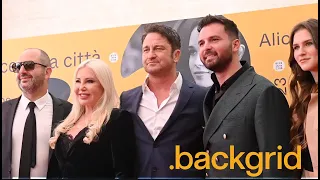 Gerard Butler attends the "Breakout Actor Of The Year Award" during the Rome Film Festival in Rome