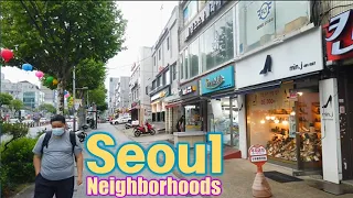 Seoul, Korea - Walking Tour of Neighborhood - 4K - Junghwa 1-dong [Jungnang-gu 3] 14(3)-11