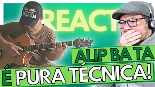 ALIP BA TA REACTION - THE LAST OF THE MOHICANS (guitar cover) | Músico brasileiro reage