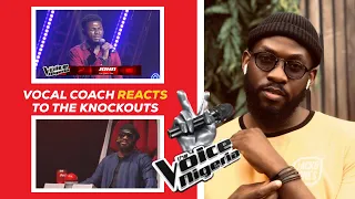John on The Voice Nigeria Season 4 Knockouts Singing Eye Adaba by Asa [Vocal Coach, DavidB, Reacts]