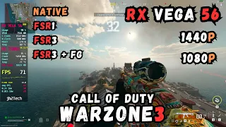 RX Vega 56 8GB | COD Warzone - 1080p, 1440p, Balanced Settings + FSR3/FSR1/Native + Frame Generation