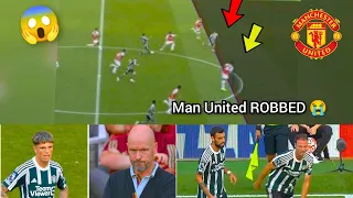 Madness! Man United ROBBED by Arsenal VAR referees ! How is this Garnacho goal offside?!