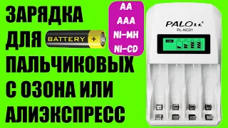 Удобное быстрое зарядное устройство для AA AAA аккумуляторов ni-mh ni-cd PALO с Алиэкспресс и Озон