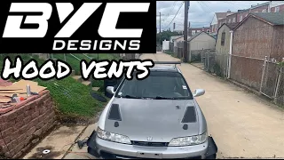 BYC designs integra hood vents install