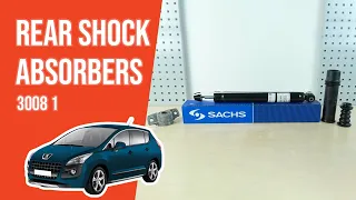 How to replace the rear shock absorbers Peugeot 3008 mk1 ➿