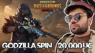 Trolling Kids With 20,000 UC Godzilla Spin | PUBG Mobile !!!