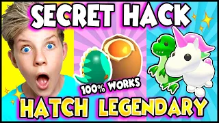 This SECRET HACK Gets You A LEGENDARY PET in Adopt Me!! How To HATCH LEGENDARY in Adopt Me! PREZLEY